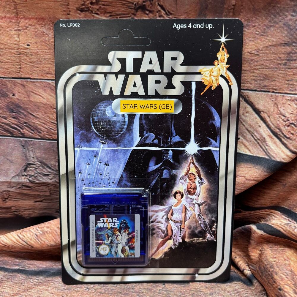 Star Wars Nintendo Game Boy Limited Run Games GB LR002 Translucent Blue New MOC